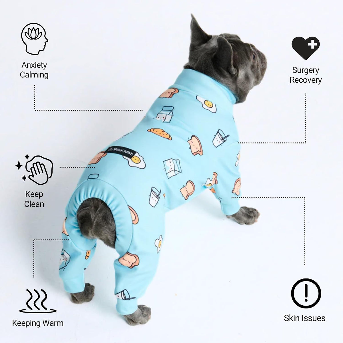 Breakfast Dog Pajama