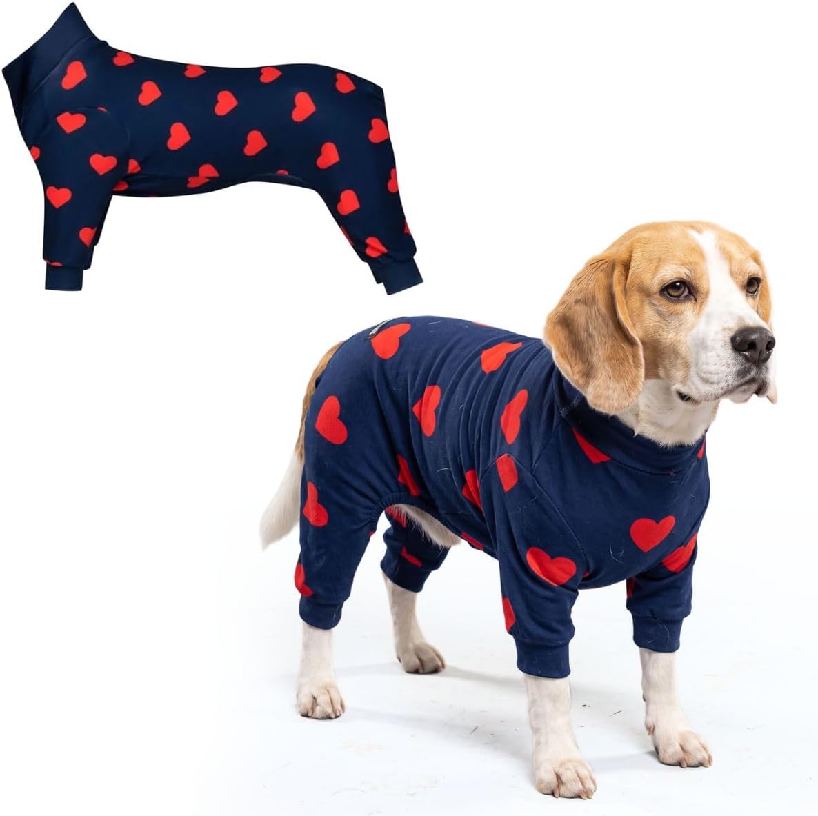 Hearts Dog Pajama