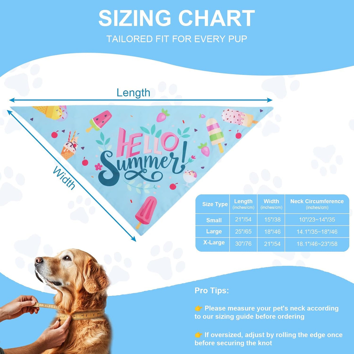 Summer Pet Bandana